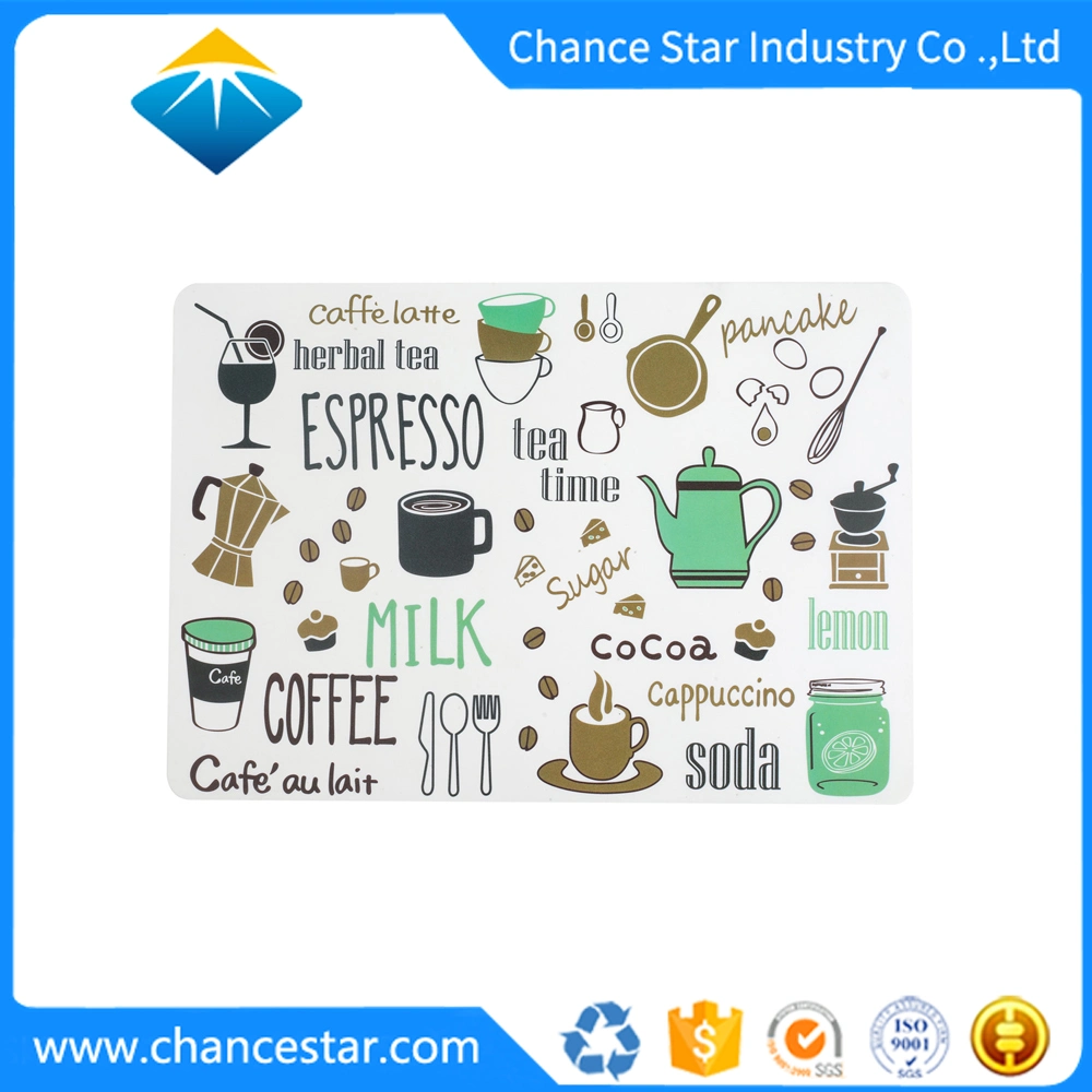 OEM Black Printing Disposable Plastic PP Table Placemats