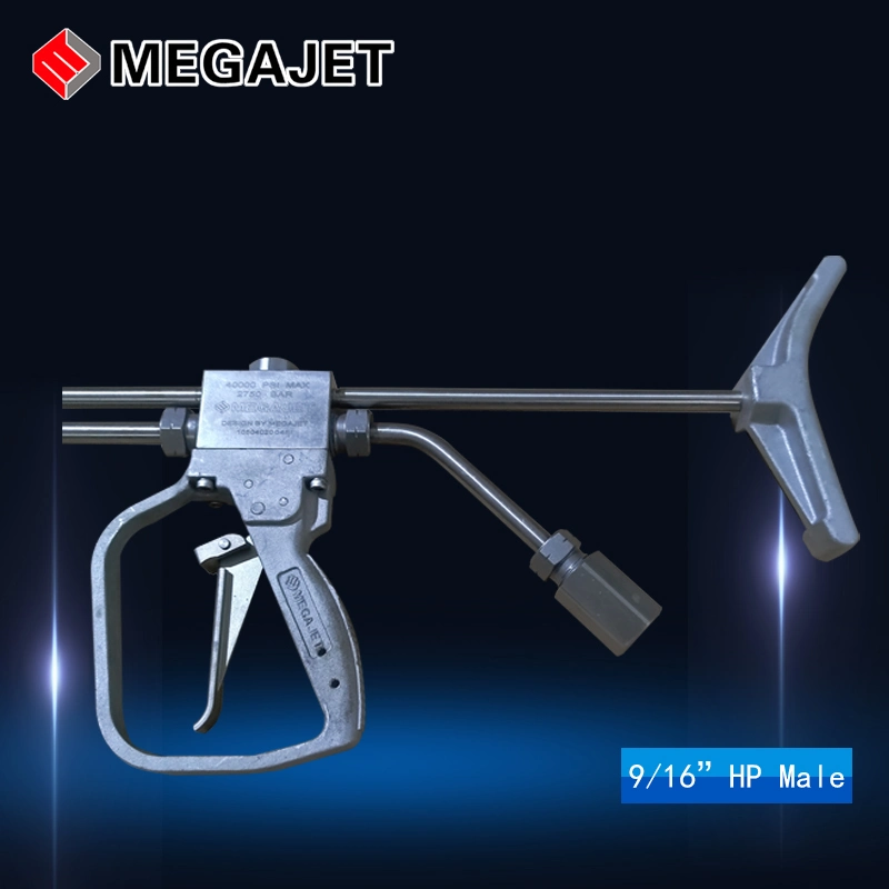 Industrial Cleaning Ultra-High Pressure Overflow Rotary Spray Gun for Remove Coating