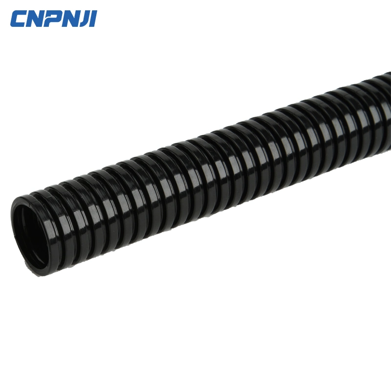 Black Flexible Tube PP-Ad18.5 Flexible Plastic Corrugated Pipe Electrical Pipe Hose