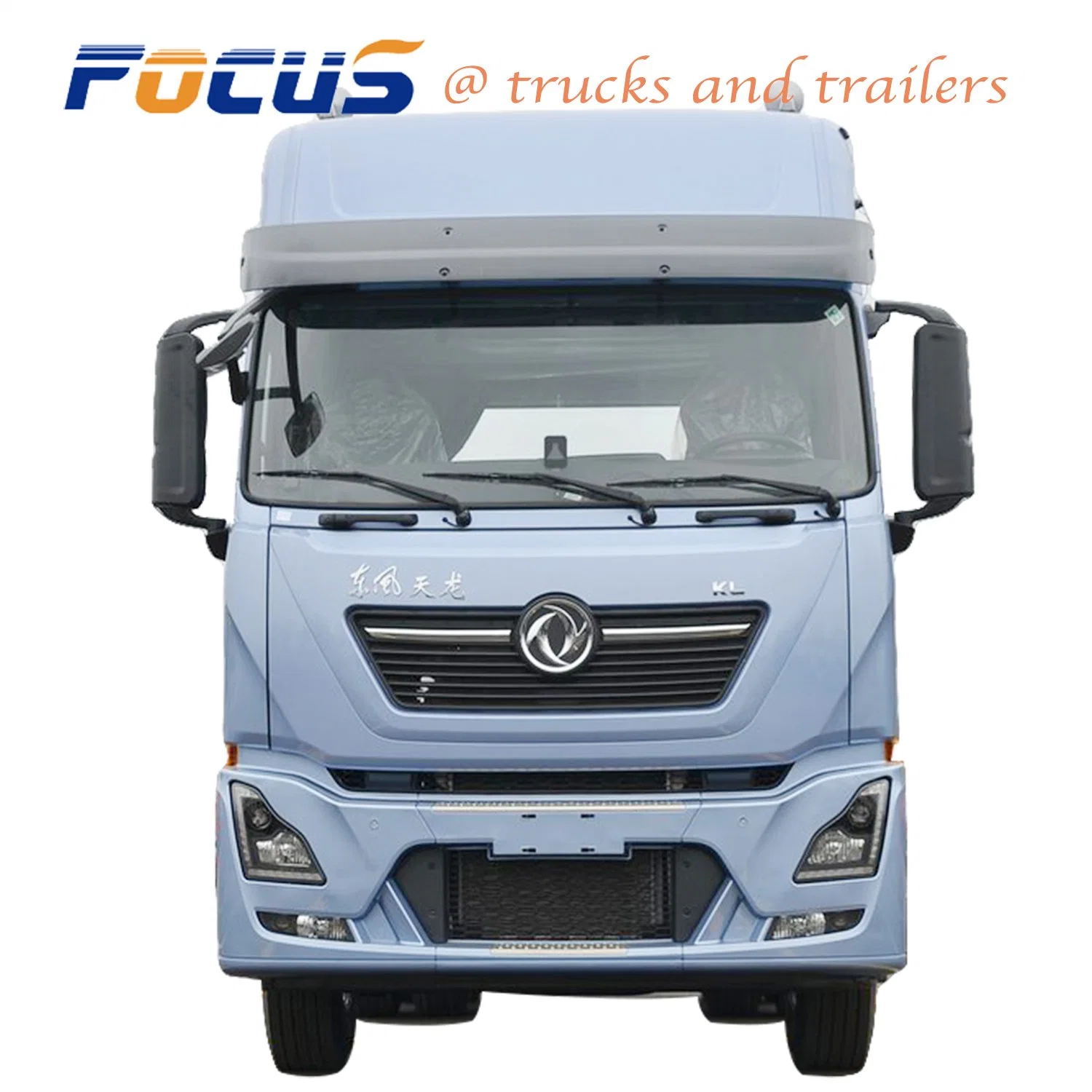 6X4 3 essieux Dongfeng Foton le CCEA Remorques d'alimentation du tracteur lourd Camion Camion tracteur de tête