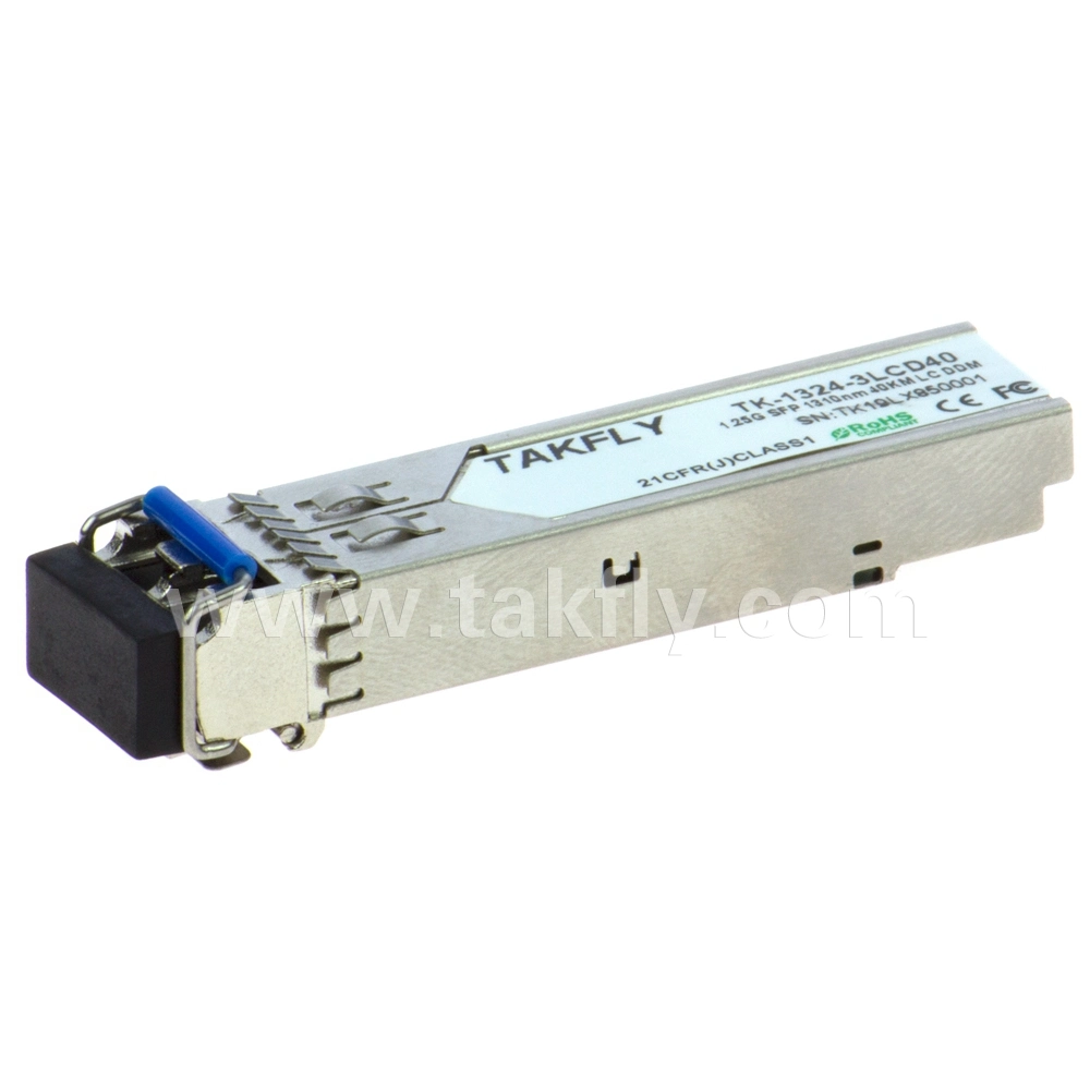 1.25g Optical Transceiver Sm Single/Dual Fiber 20/40/80/120km CWDM/DWDM 1310nm SFP Module