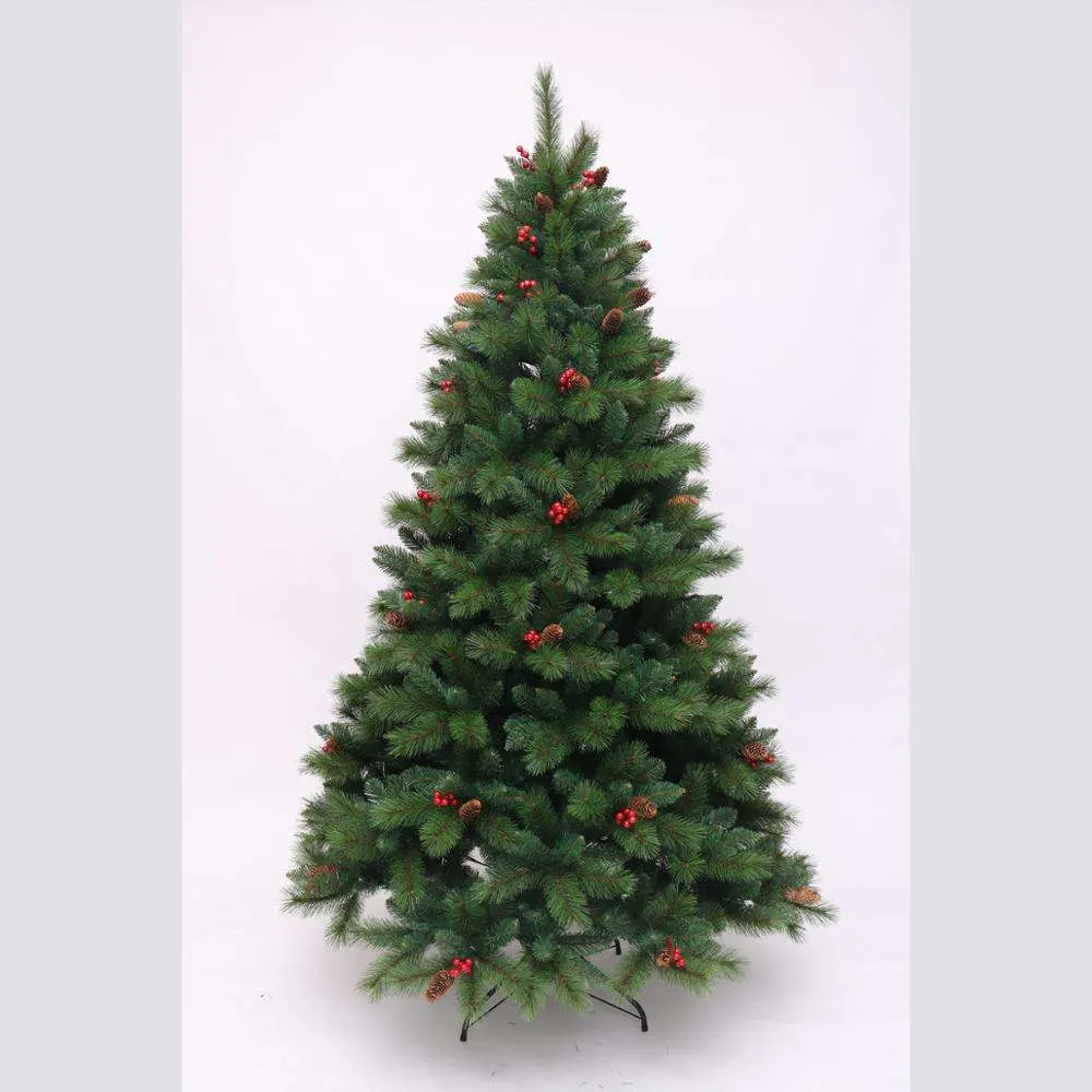 White Pine Cone Supplies-Old Home Decoration Artificial LED Christmas Trees