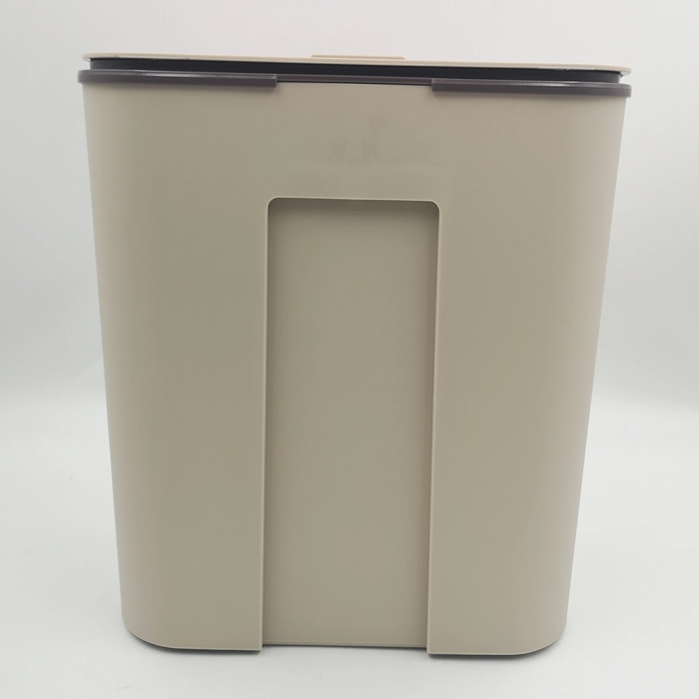 Wall Mounted Slide Cover Garban Bin Trash Can Garbage Pail