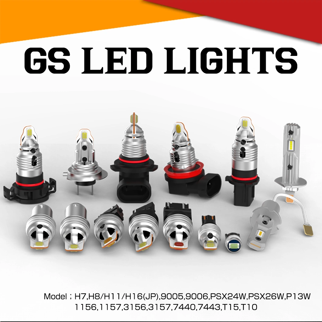 G-View GS فائق السطوع 6000K 12-18V H1/H3/H7/H8/H11/9005/9006/PSX24W/PSX26W مصباح الضباب LED للسيارة