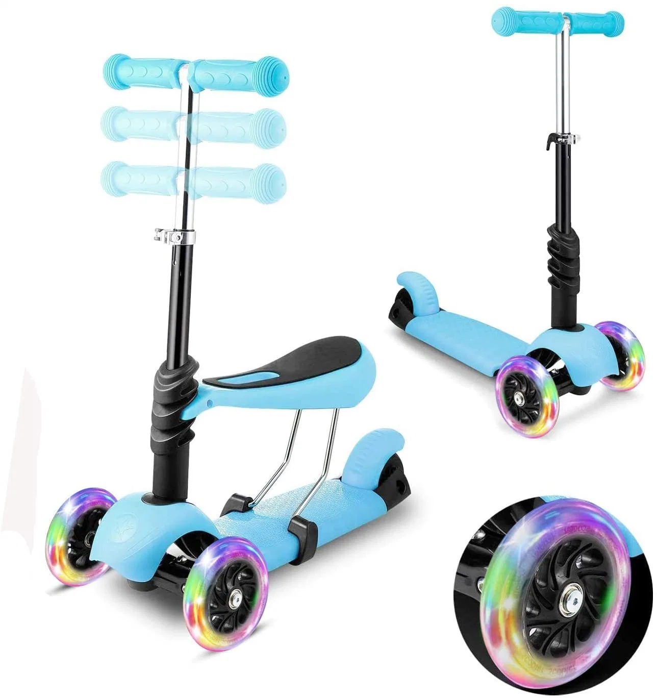 Removable Seat 3-in-1 Kids Kick Scooter