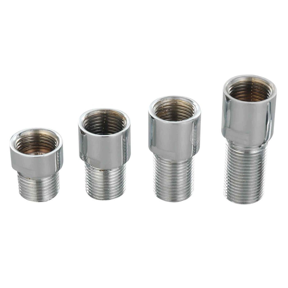 Male Female Chrome Plated Brass Stainless Steel Extension Nipple in Pipe Fitting