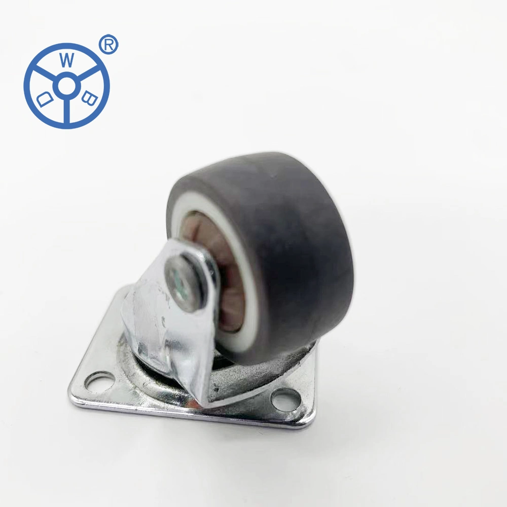 Wbd Manufacturer Furniture 75mm Casters Top Plate TPR Wheel