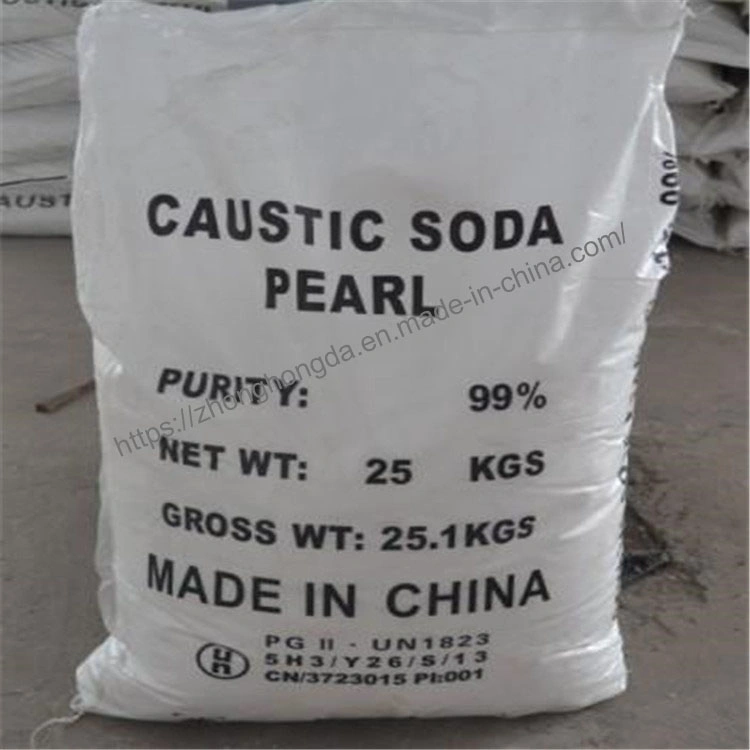 Alimentação de fábrica com pérolas de soda cáustica Naoh CAS 1310-73-2 solução de hidróxido de sódio a bom preço