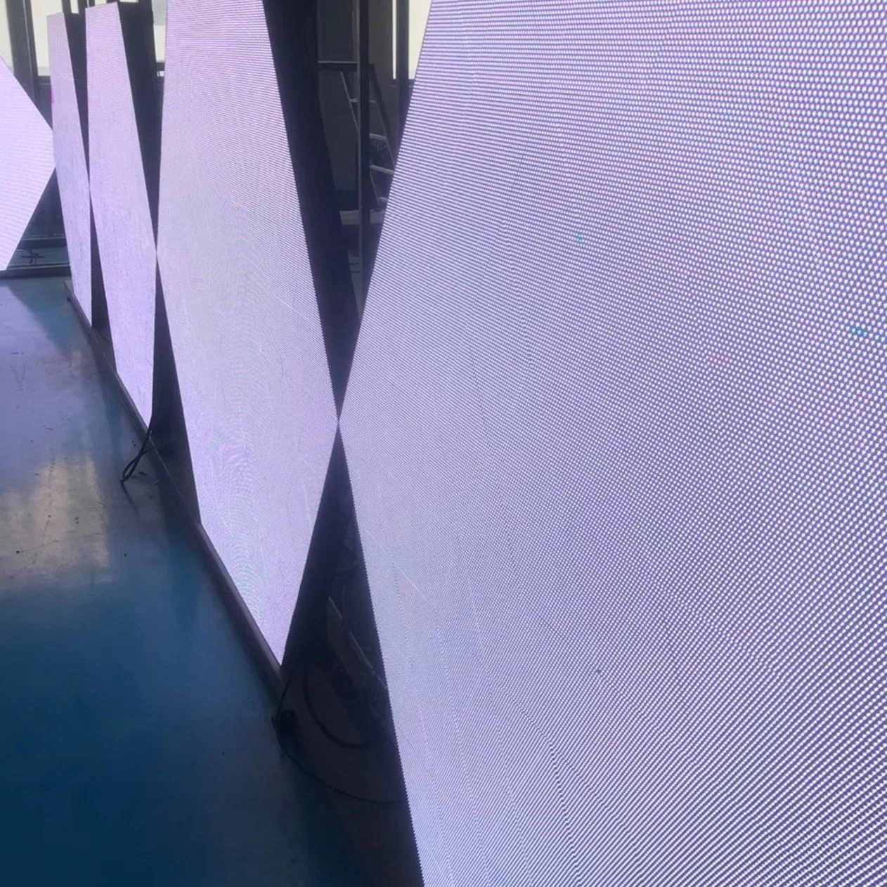 PH2.5, pH3, pH4, pH5 al aire libre en el interior de diseño creativo a todo color miel hexagonal peine pared de vídeo LED