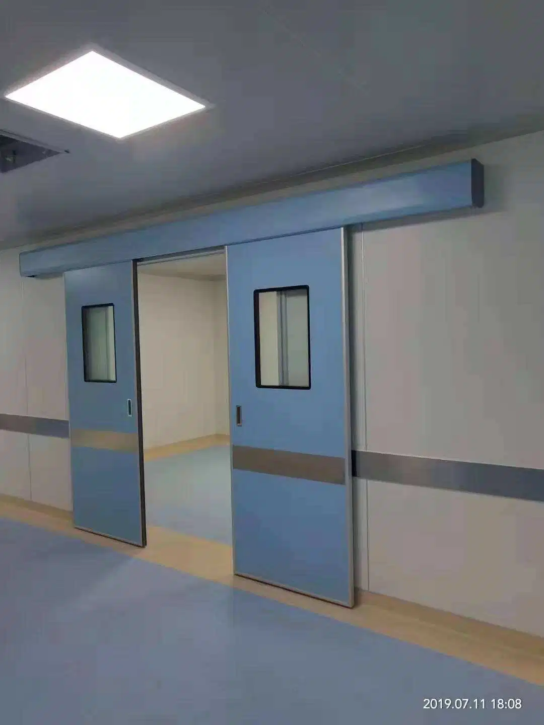 Hospital Laboratory Medical Airlock Sliding Door Industrial Food and Pharma Cleanroom Factory Slide Door