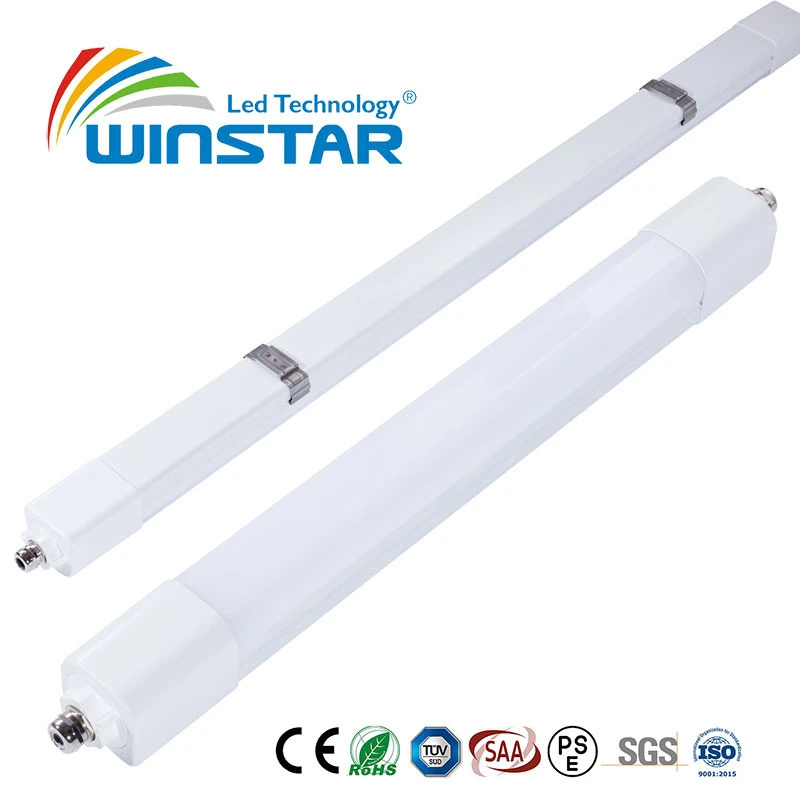 TUV Approval Emergency Function LED Triproof Linear Light 55W 1.5m IP69K IP66