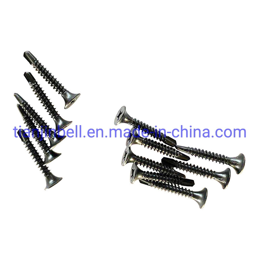 Good Quality Gypsum Board Coarse Fine Thread Self Tapping Drywall Screw/Black Screw