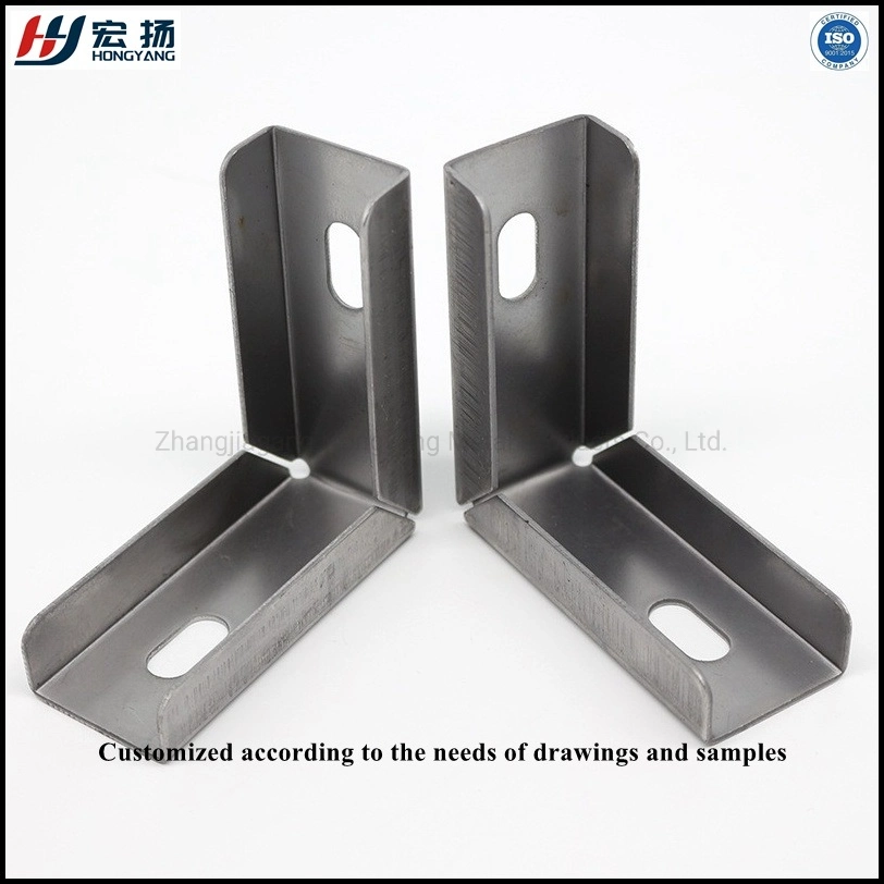 Furniture Hardware L Shape Steel Flat Angle Bracket Iron Metal Cabinet Frame Corner Bracket Fastener