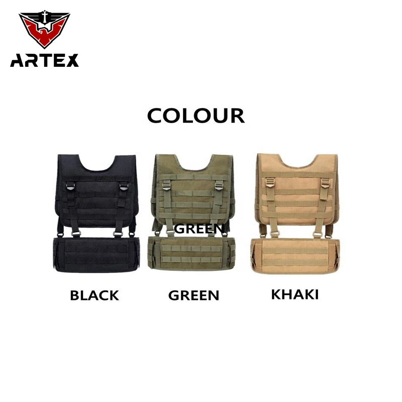 Outdoor Molle Hunting Waist Padded Belt with Chest Straps Training Tactical Vest