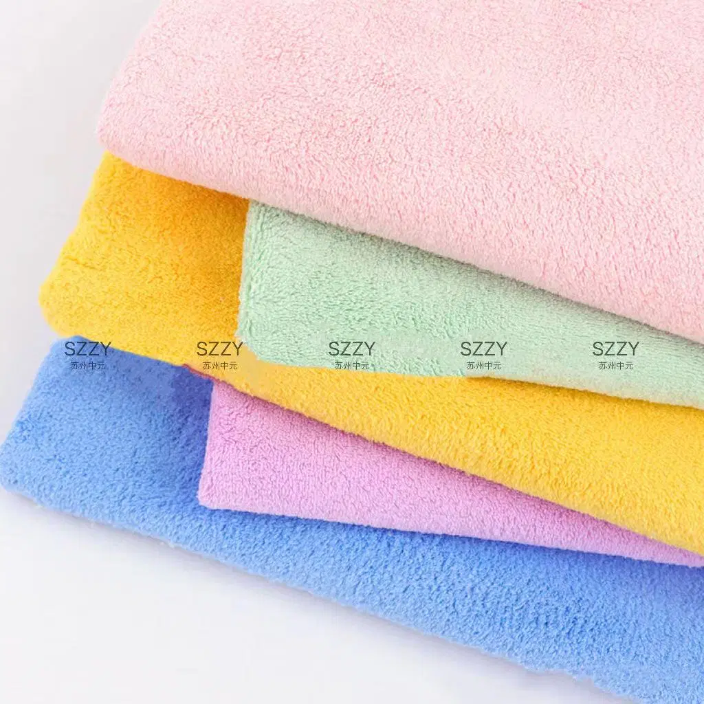 Type a Double-Sided Coral Fleece Fabric for Plush Toys and Hair Drying Caps