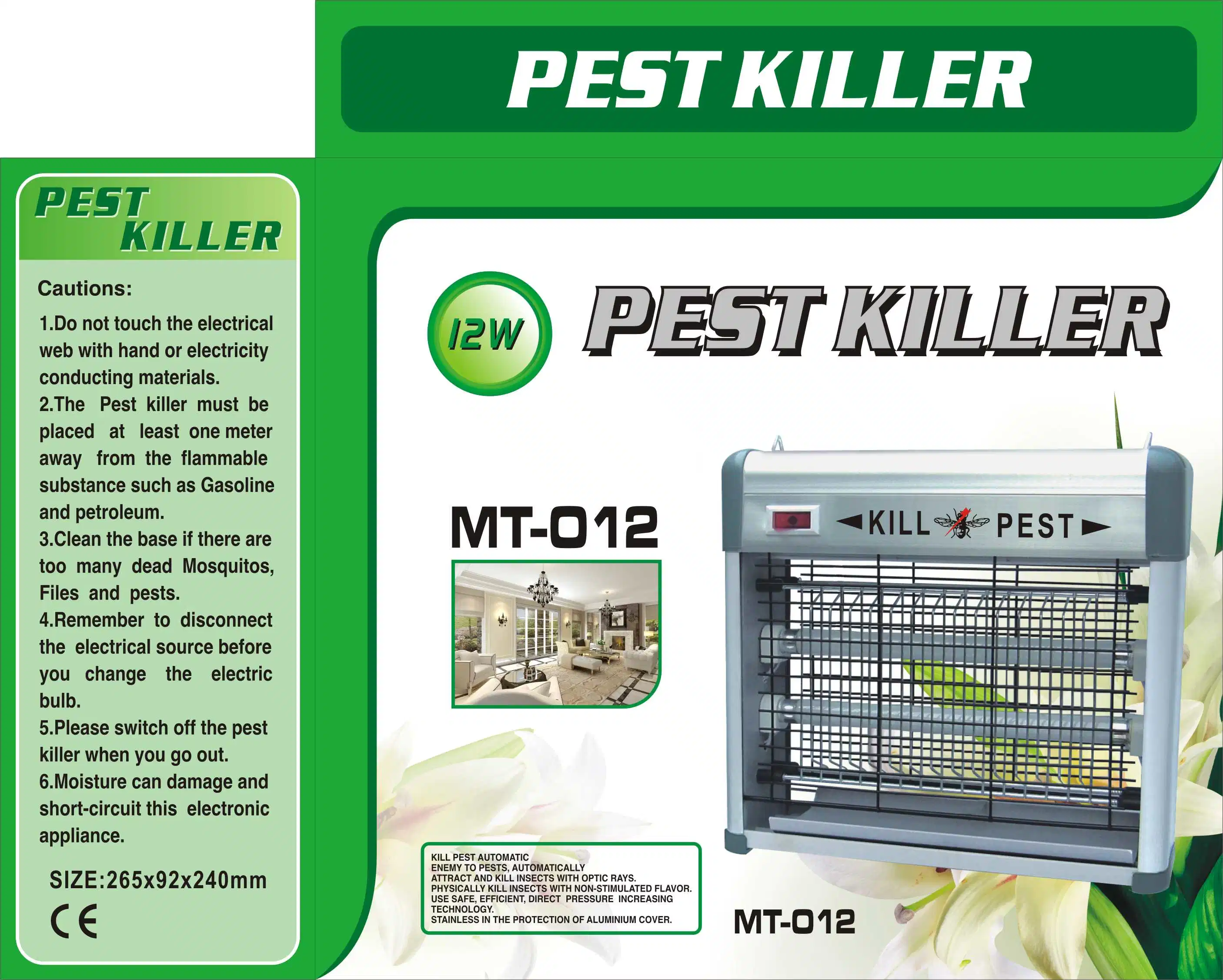 Мануфактура комаров Killer лампа Fly Буг zapper Pest Control Insect Убийца