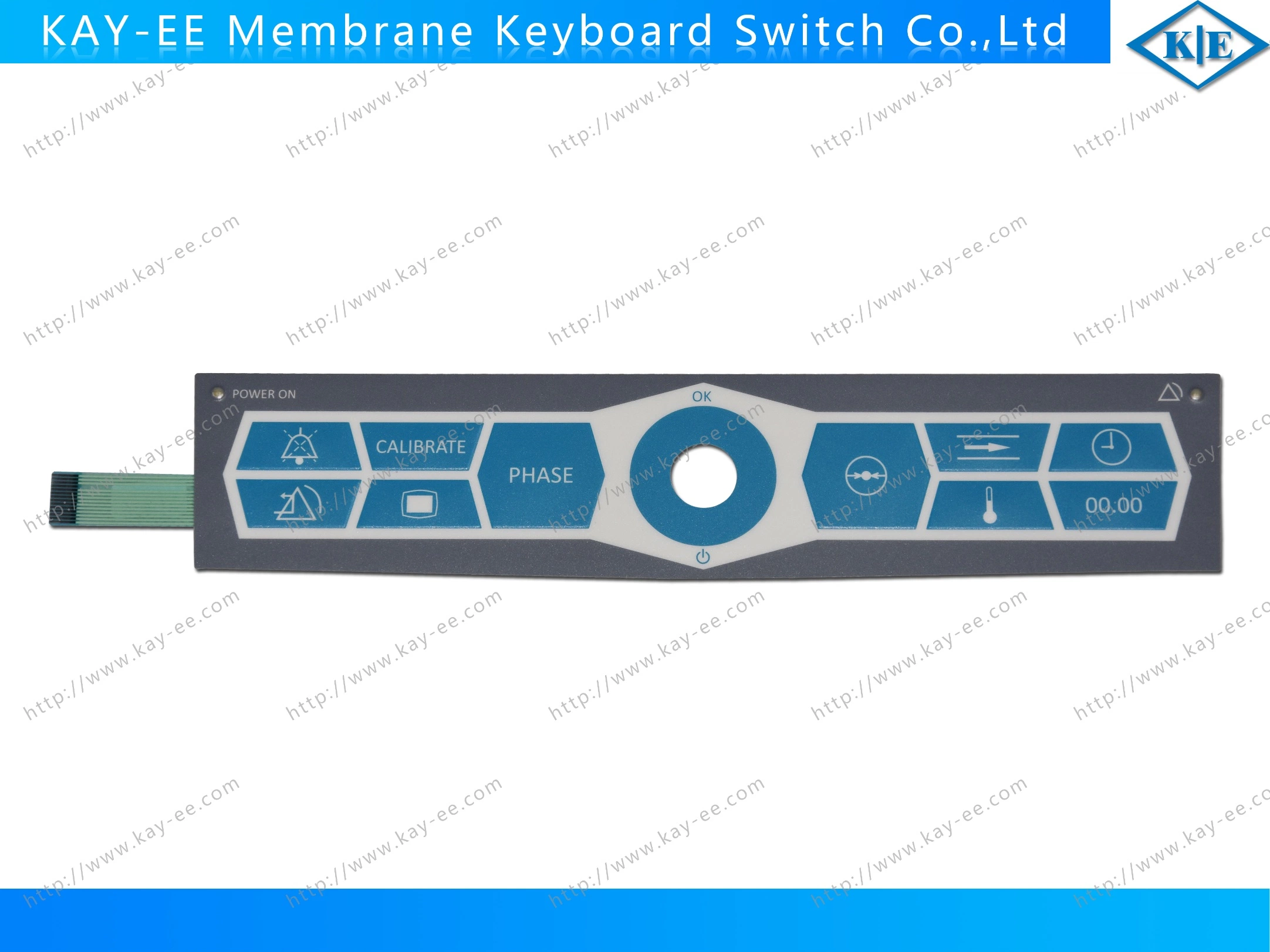 Customized Clear Window Embossing Polydome Membrane Keypad Switch