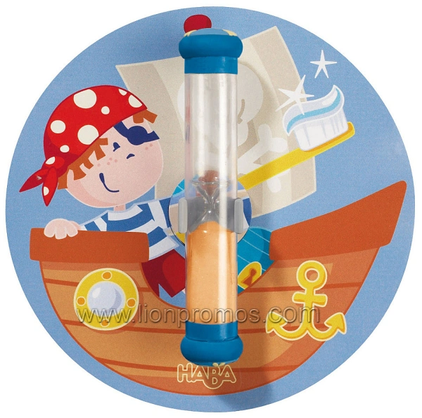 Custom Logo Kids Safety Unbreakable 2mins Plastic Bath Sand Timer