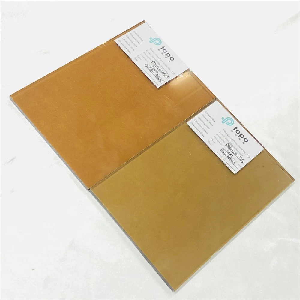 5mm 6mm 8mm 10mm 12mm Bronze Colored Coated Reflective Float Building Glass (R-GT)