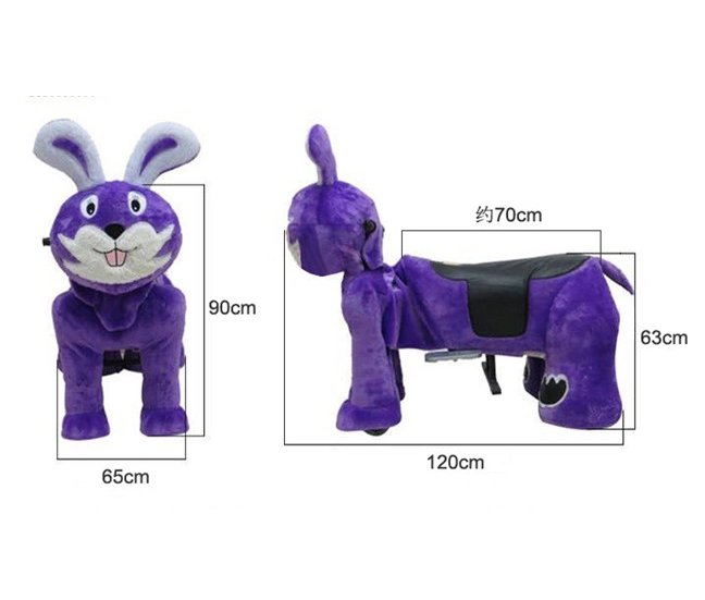 Paseos de peluche Kiddie Rides animales