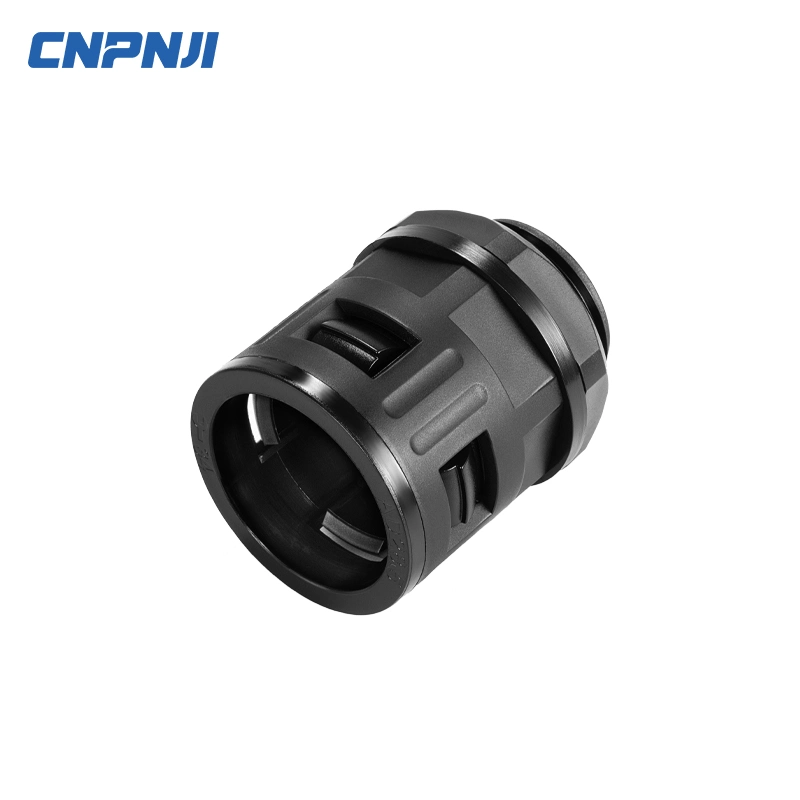 Wholesale Price Plastic Corrugated Quick Straight Coupling Nylon Flexible Conduit Adaptor