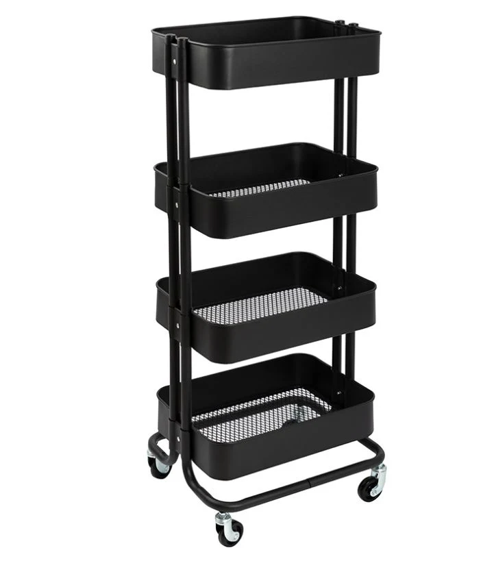 Rolling Utility Mobile Storage Organizer Cart Wheel Kitchen Rack Trolley