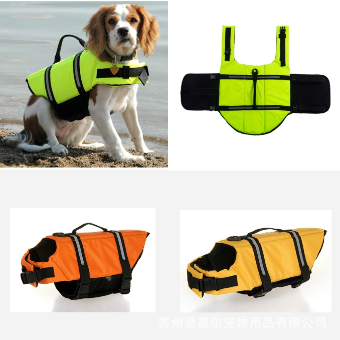 Dog Swimming Costume Summer Outdoor Reflective Buoyancy Pet Life Jacket