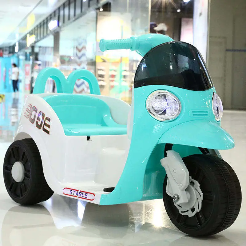 Lovely Baby Ride on Car Battery Operated Motorcycle with LED Lights/Three-Wheel Mini Kids Electric Motorbike with Remote Control