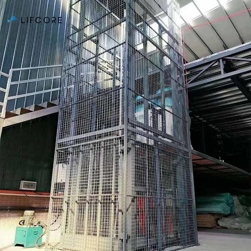 Hand Hydraulic Manual Operated Cargo Lifting Cargo Elevator Lift Platform