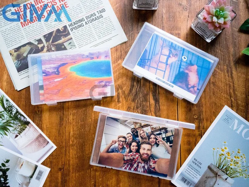 Foto Organizer Set mit großer Box und 8 Kunststoff-Lagerung Fälle