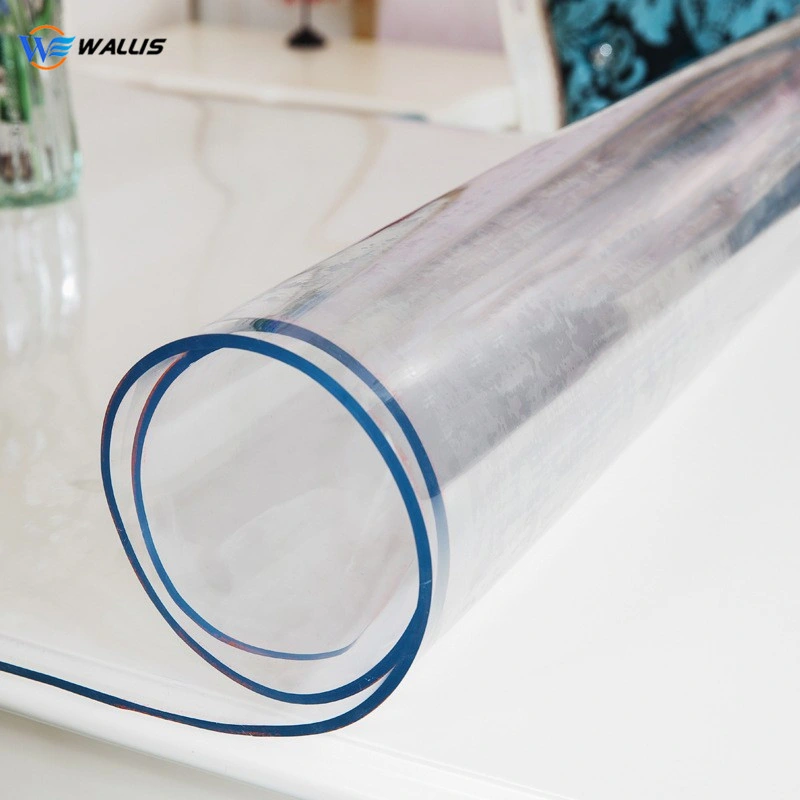 2mm Colored Transparent PVC Curtain Roll Clear Soft PVC Sheet for Table Cloth or Packaging