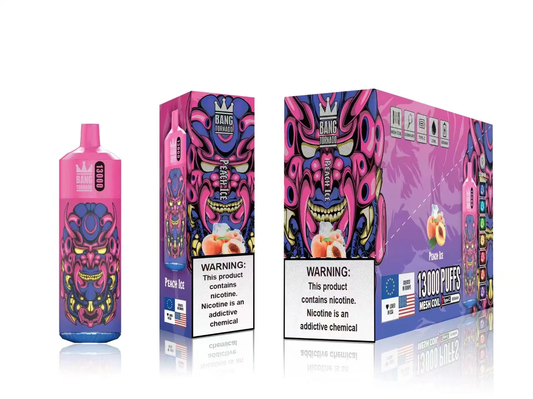 Wholesale/Supplier Vapanda Vp PRO 13000 Puffs 12000 Disposable/Chargeable Vape Box E Cigarette 650mAh Rechargeable Battery 23ml Poco 10000 Puffbar Bang Box King Bang