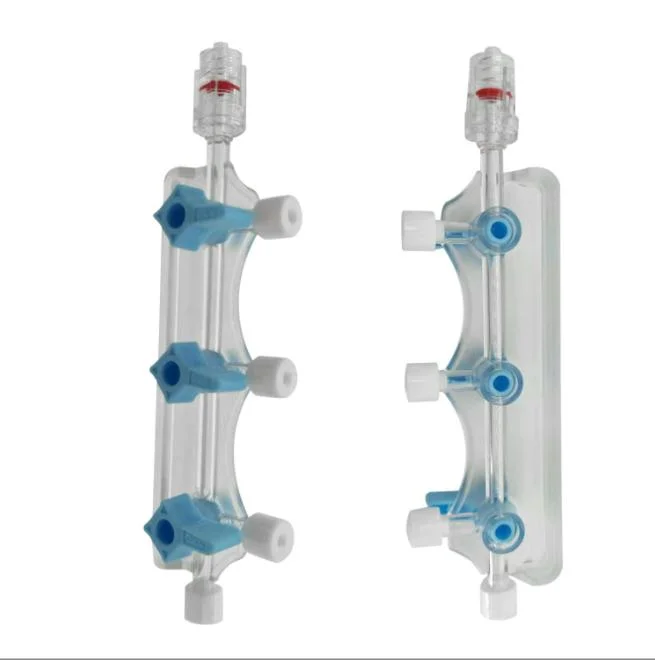 Medical Instrument Three-Way Manifolds with Luer Connector