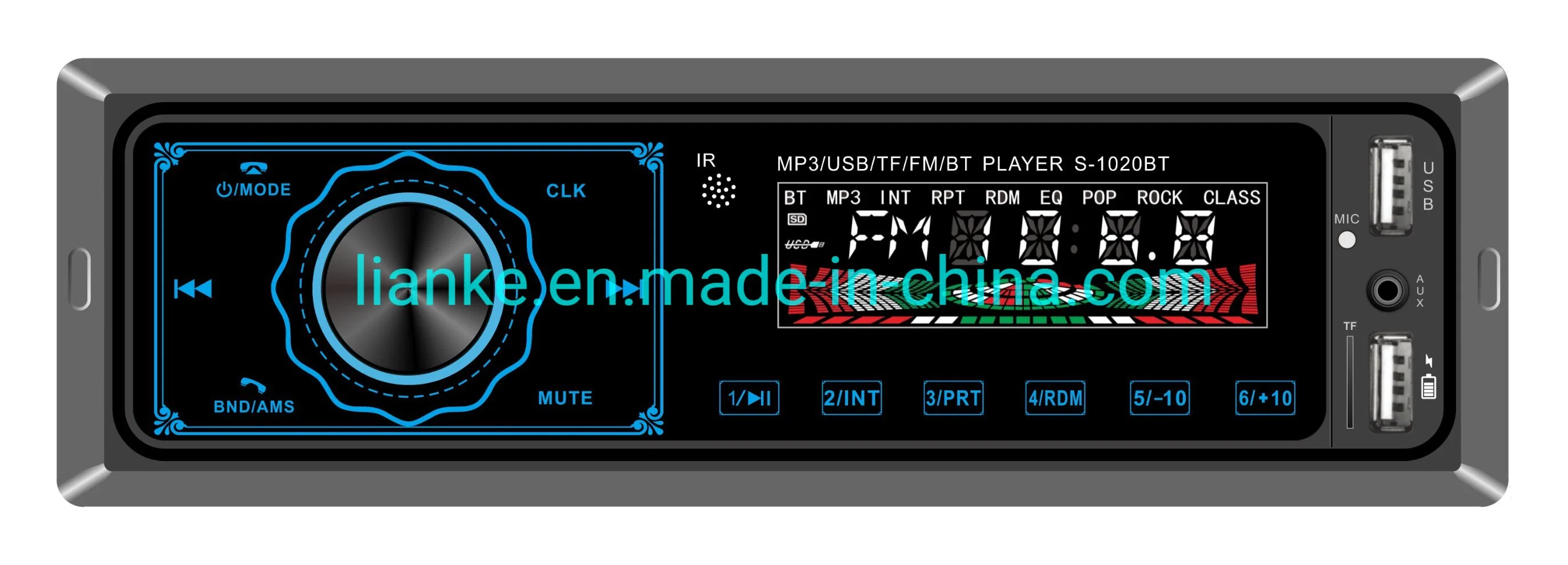 Выберите Панель управления Дважды FM USB Bluetooth Автомобильный MP3-плеер аудио