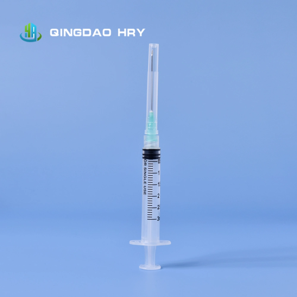 Ready Stock 3ml Medical Plastic Disposable Syringe with Needle with Competitive Price