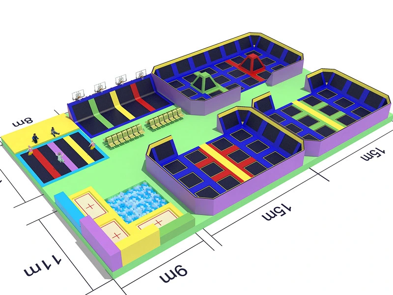 El parque más grande de trampolín en el mundo (TY-20170510)