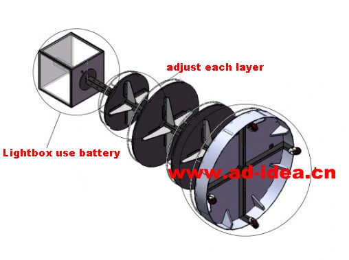 Metal Floor Display Stand/Advertising Stand