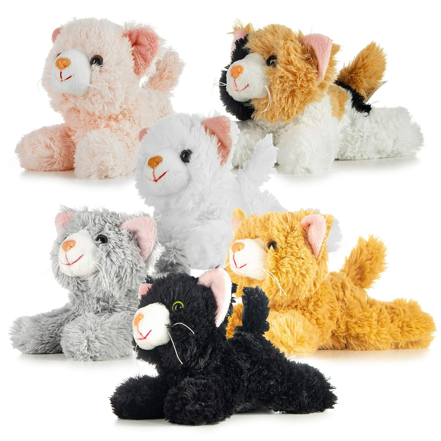 Soft Cute Kid-Friendly Party Favors Small Cat Figure Stuffed Cat Toys