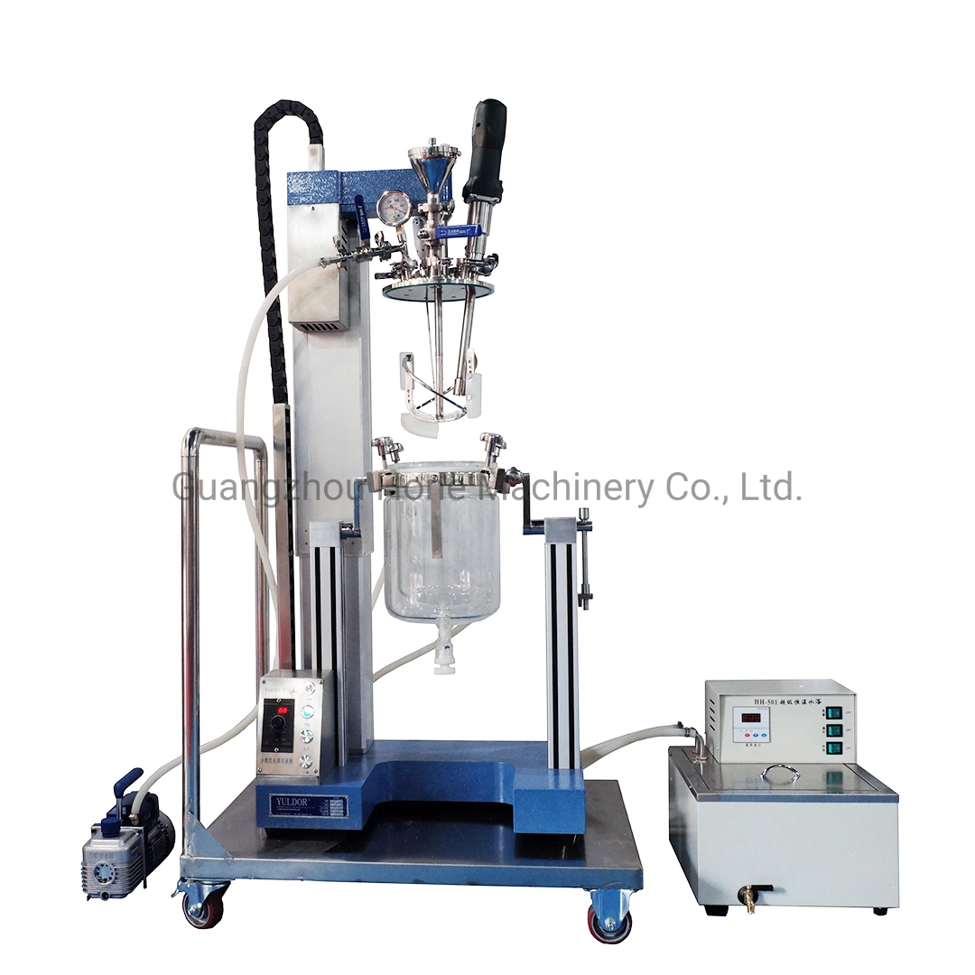 Honemix Single Phase 2L/5L/10L Tabletop Cosmetic Shampoo Patse Cream Lotion Laboratory Vacuum Emulsifying Mixing Homogenizer Machine