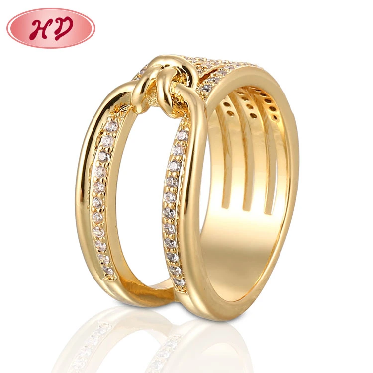 2020 Top Quality Men Rings Gold Plated Cubic Zirconia CZ Ring for Men