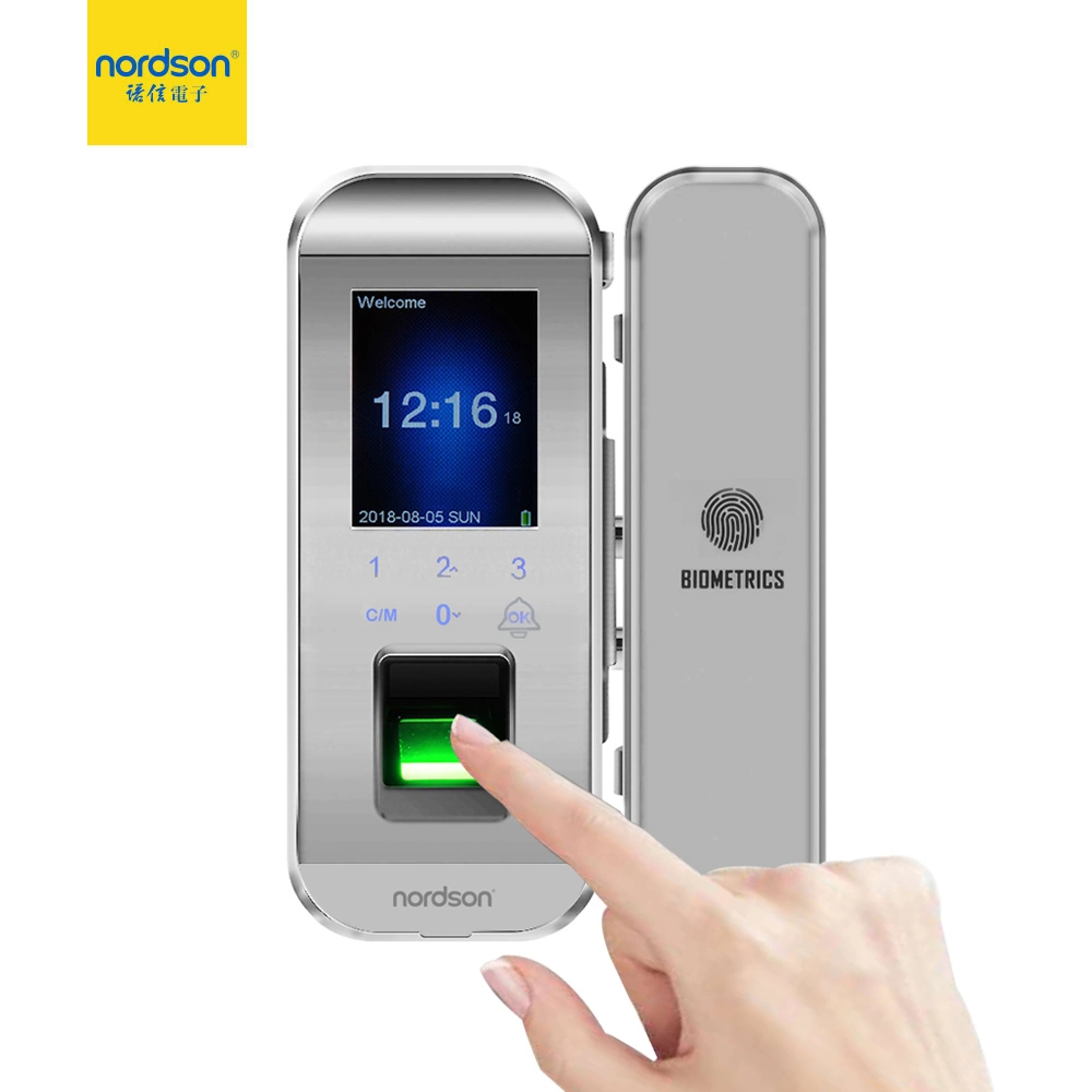 Optical Password Card Fingerprint Toughened Smart Glass Smart Door Lock Fingerprint