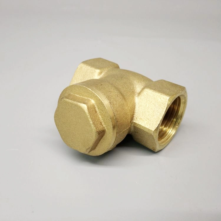 Brass Horizontal Non-Return Check Valve for Water Supply Pipe System