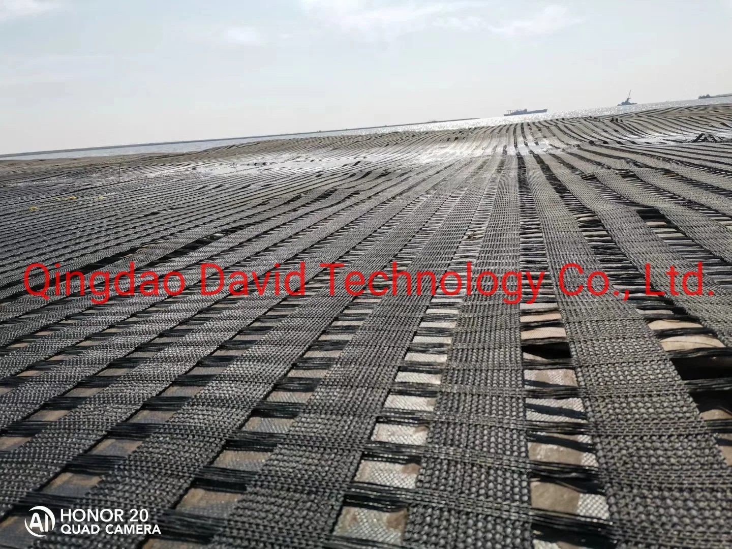 Polypropylene PP Polyester Pet Knitted Geogrid