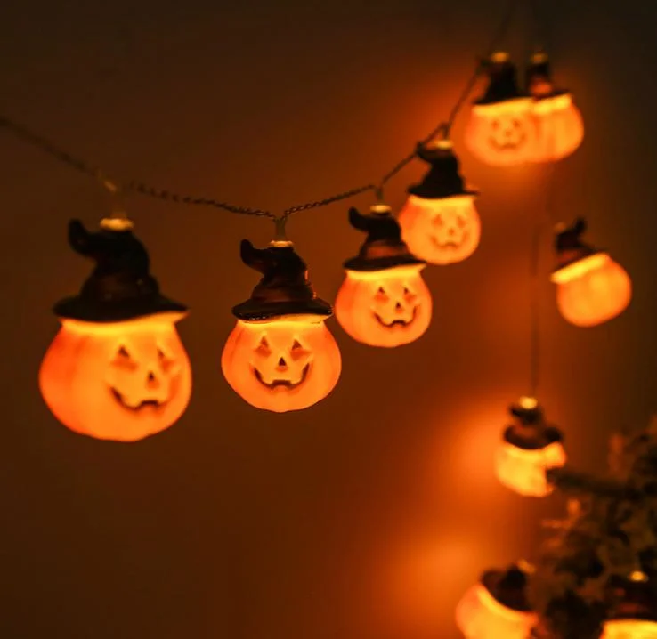 3m 20 LED Battery or USB Pumpkin Halloween String Lights