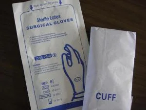 Guantes quirúrgicos de látex de grado médico