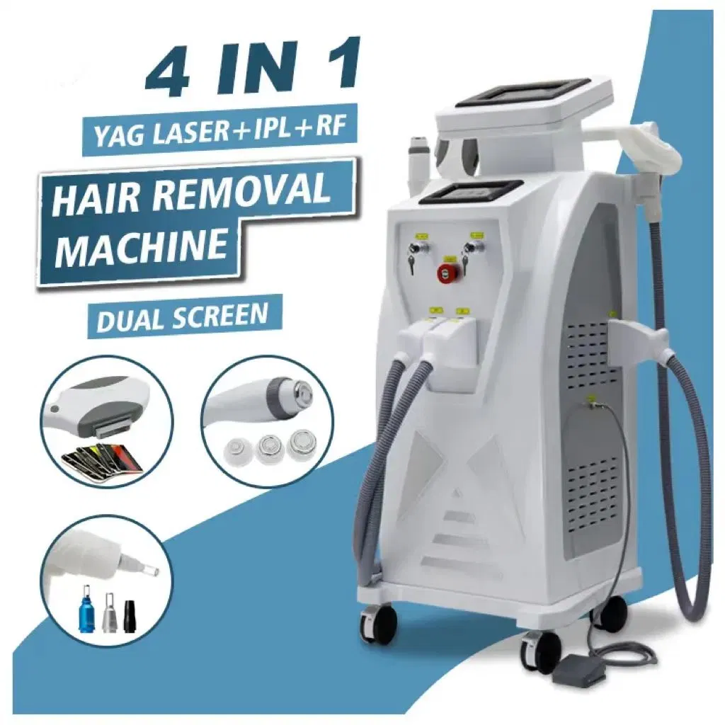 Dpl IPL Ndyag Hair Removal Machine Laser E Light ND YAG