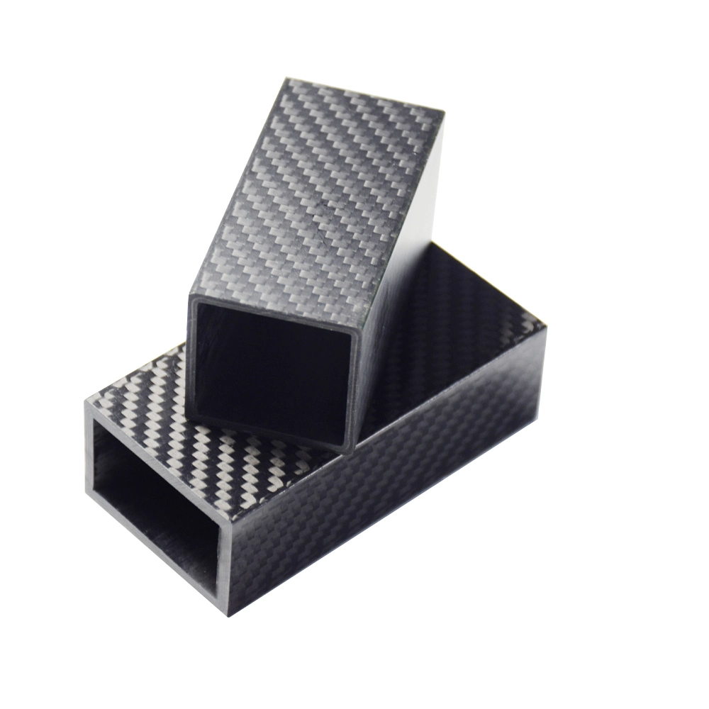 High Modulus 3K Carbon Fiber Tubes Round Square Tubes Custom Shape Pipes