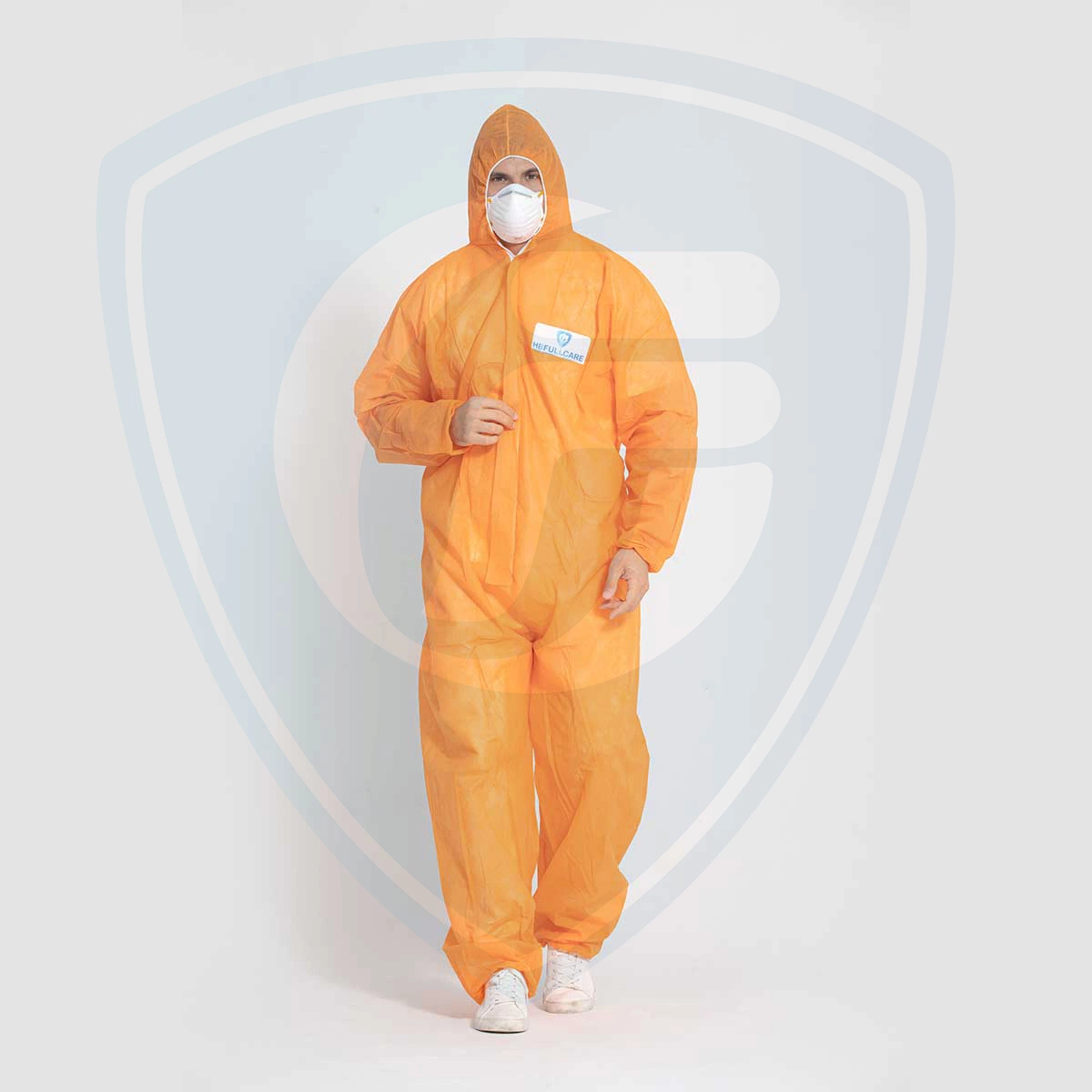 Disposable/Waterproof/Nonwoven/Plastic/CPE/PE/PP+PE/PP/SMS/Microporous/Polypropylene Protective Gown, Type5/6 Coverall