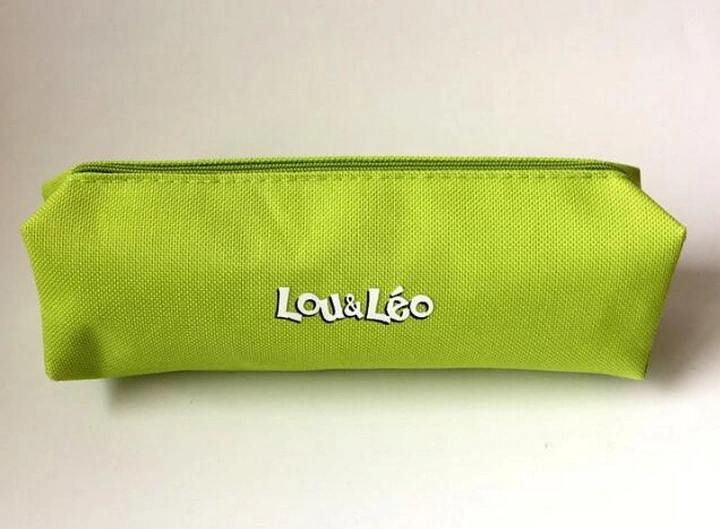 Promotional Customized Logo Printed Travel Makeup Pouch Pen Pencil Bag