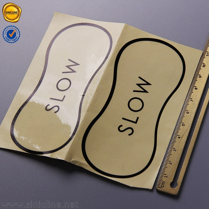 Sinicline High quality/High cost performance PVC Clear Labels Hygiene Sticker for Swimwear